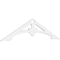 Ekena Millwork Pitch Sellek Architectural Grade PVC Gable Pediment, 72"W x 18"H x 1"P (6/12) GPP072X018X100SLK - alternate 1